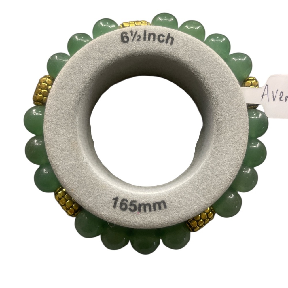 Green Aventurine gemstone bracelet - Picture 5 of 7